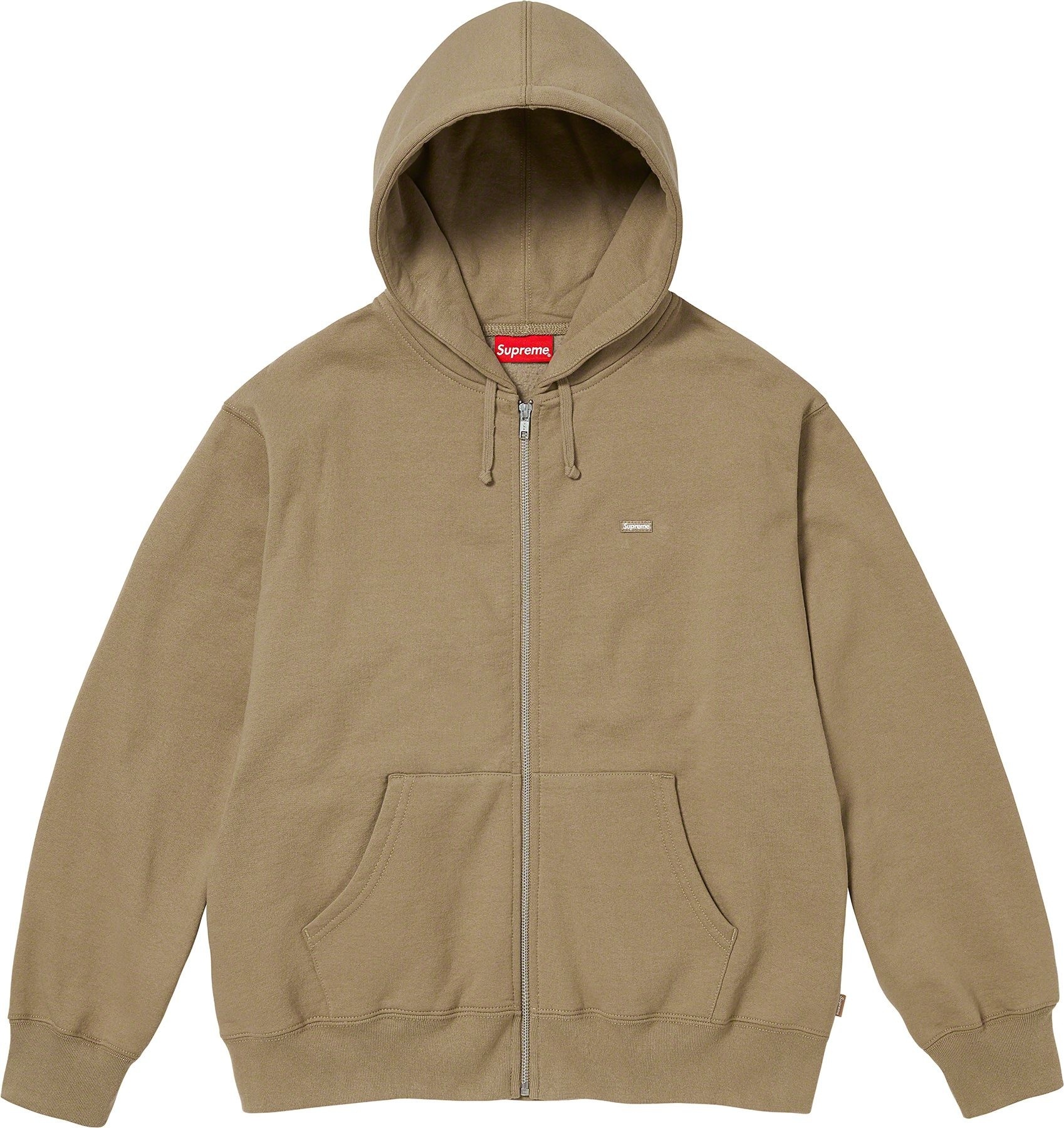 Small Box Zip Up Hooded Sweatshirt view 9